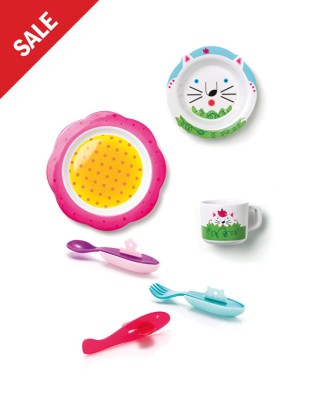 Set pentru copii, 6 ustensile, model Playpark, colectia Bimbi - GUZZINI